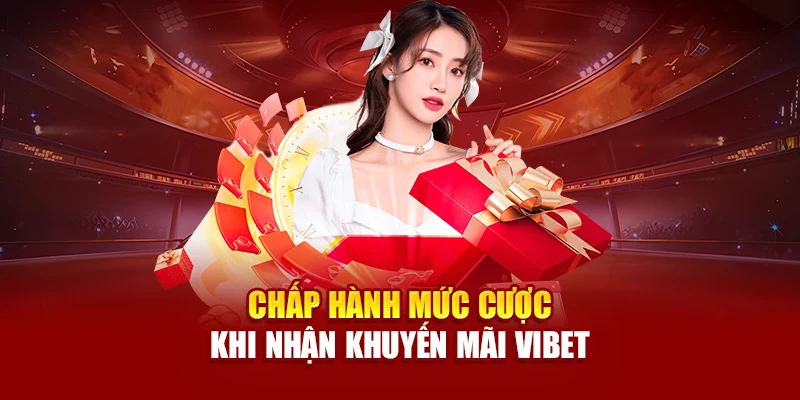 Chấp hành mức cược khi nhận khuyến mãi Vibet
