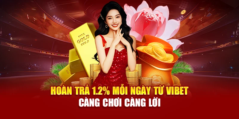 Hoàn Trả 1.2% Mỗi Ngày Từ Vibet – Càng Chơi Càng Lời