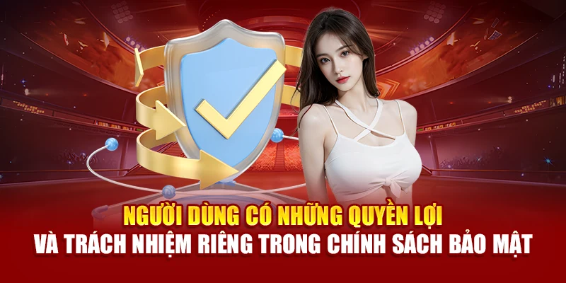 Người dùng có những quyền lợi và trách nhiệm riêng trong chính sách bảo mật